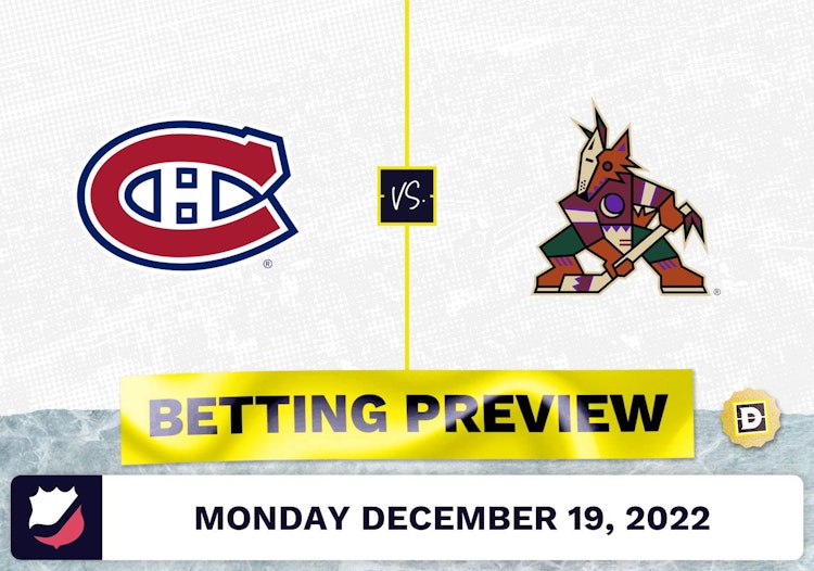 Canadiens vs. Coyotes Prediction and Odds - Dec 19, 2022