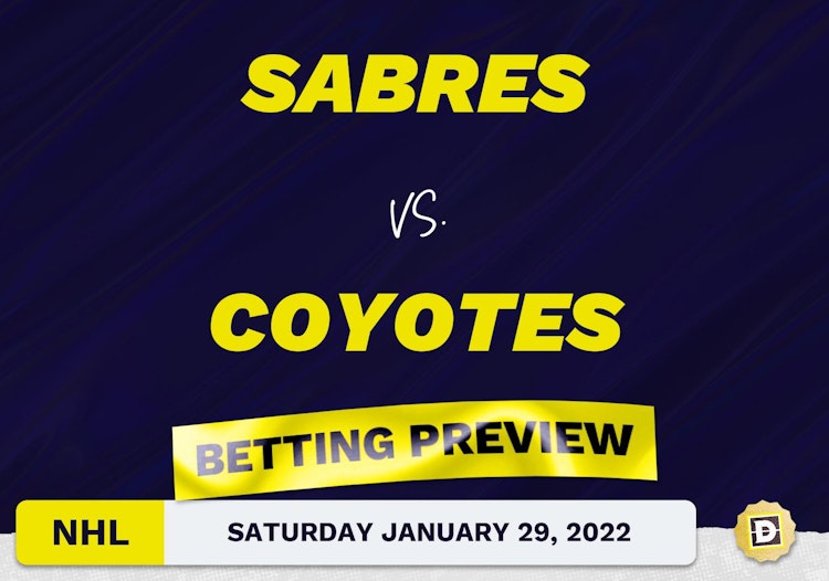 Sabres vs. Coyotes Predictions and Odds - Jan 29, 2022