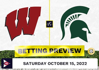Wisconsin vs. Michigan State CFB Prediction and Odds - Oct 15, 2022