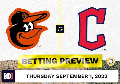 Orioles vs. Guardians Prediction and Odds - Sep 1, 2022