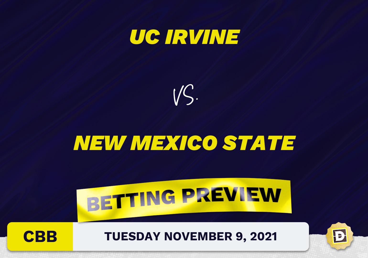 UC Irvine vs. New Mexico State CBB Predictions and Odds - Nov 9, 2021