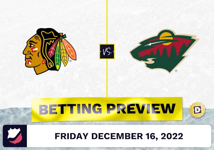 Blackhawks vs. Wild Prediction and Odds - Dec 16, 2022