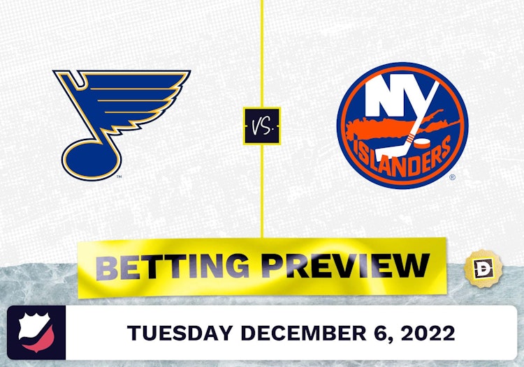 Blues vs. Islanders Prediction and Odds - Dec 6, 2022