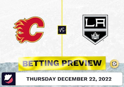 Flames vs. Kings Prediction and Odds - Dec 22, 2022