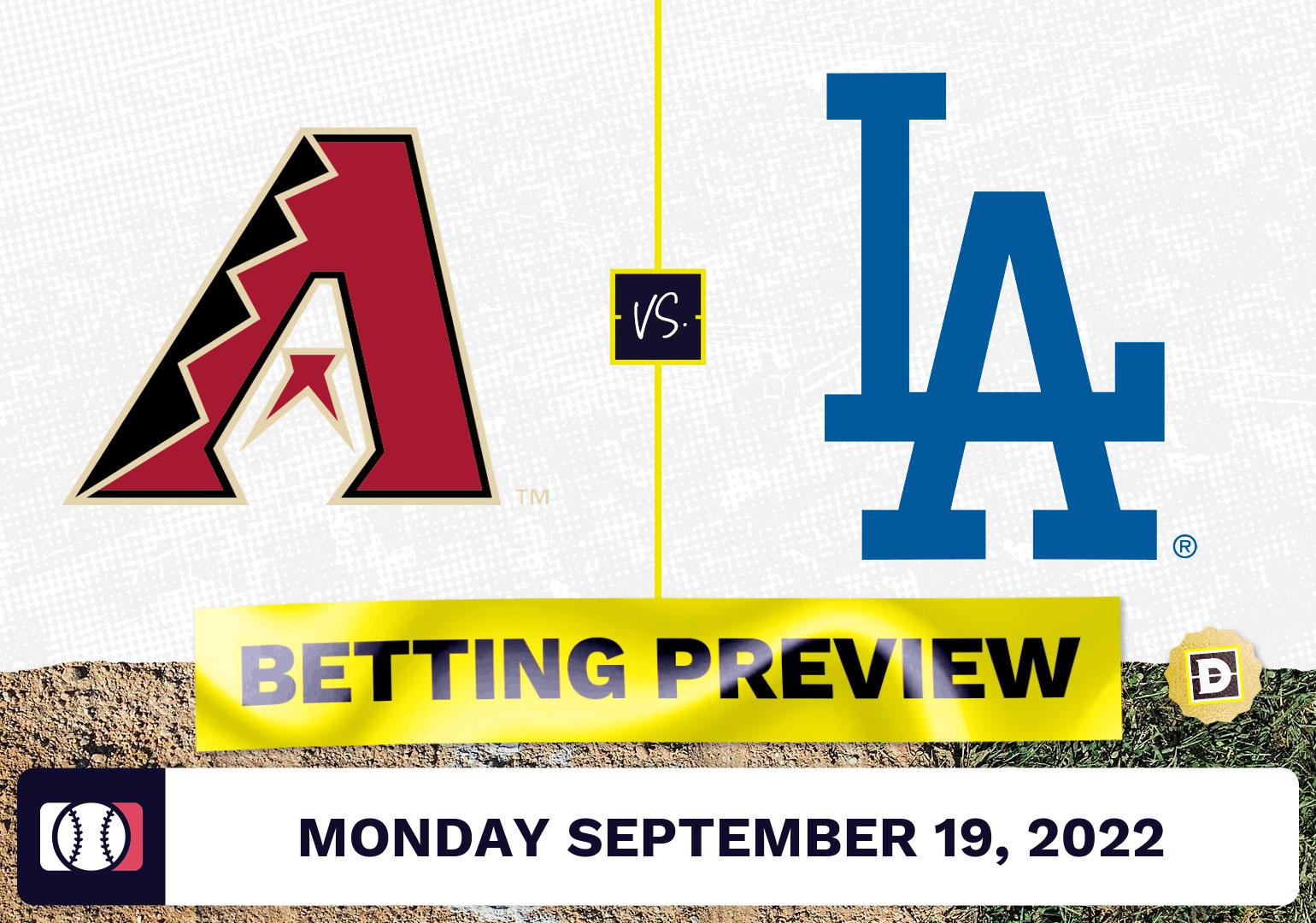 Diamondbacks vs. Dodgers Prediction and Odds - Sep 19, 2022