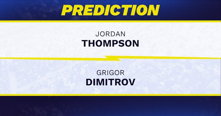 Jordan Thompson vs Grigor Dimitrov Tennis Prediction.