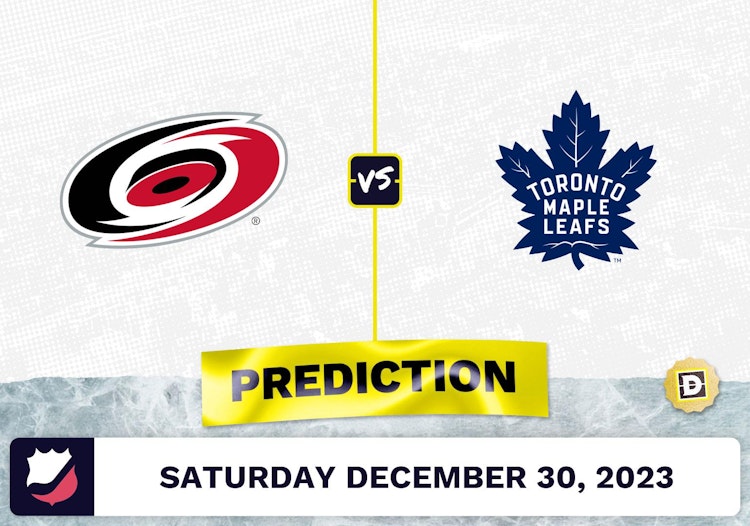 Carolina Hurricanes vs. Toronto Maple Leafs Prediction, Odds, NHL Picks  [12/30/2023]