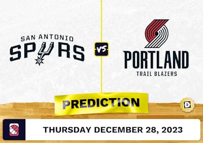 San Antonio Spurs vs. Portland Trail Blazers Prediction, Odds, NBA Picks  [12/28/2023]