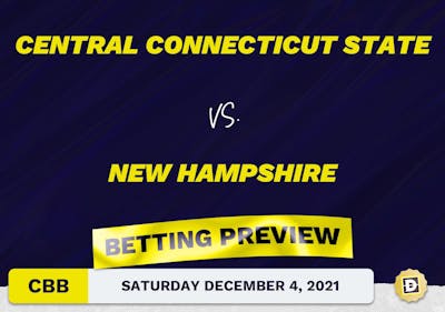Central Connecticut State vs. New Hampshire CBB Predictions and Odds - Dec 4, 2021