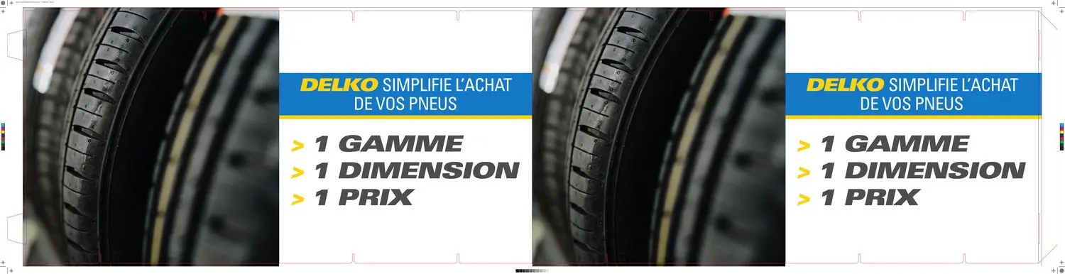 Cube DELKO simplifie l'achat de vos pneus, 1 gamme 1 dimension 1 prix