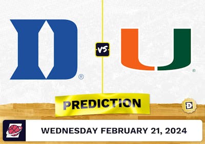 Duke vs. Miami (FL) Prediction, Odds, College Basketball Picks [2/21/2024]