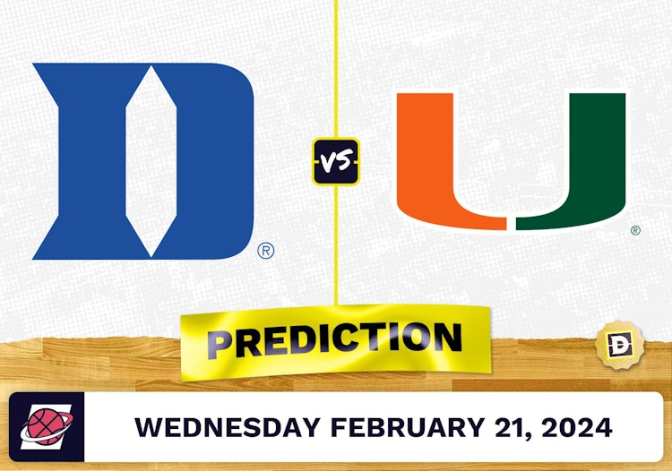 Duke vs. Miami (FL) Prediction, Odds, College Basketball Picks [2/21/2024]