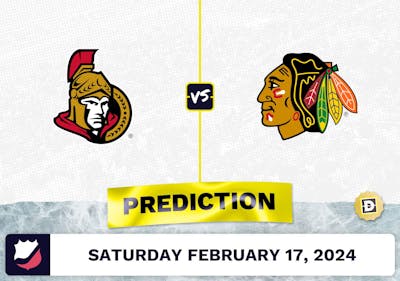 Ottawa Senators vs. Chicago Blackhawks Prediction, Odds, NHL Picks [2/17/2024]