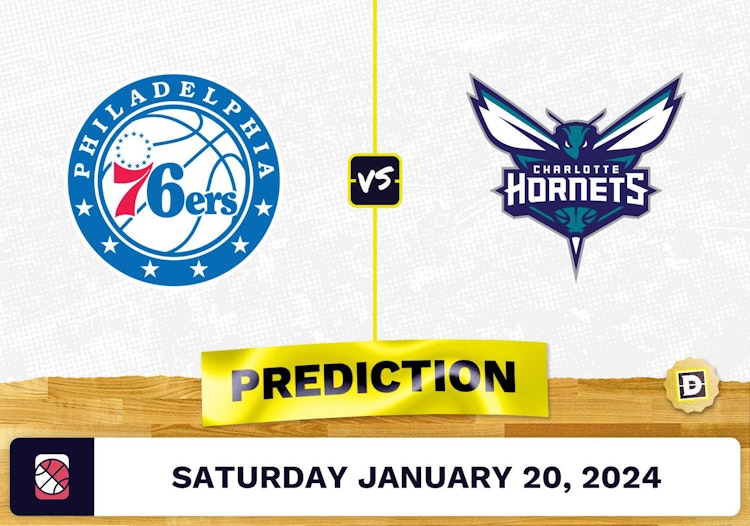 Philadelphia 76ers vs. Charlotte Hornets Prediction, Odds, NBA Picks [1/20/2024]