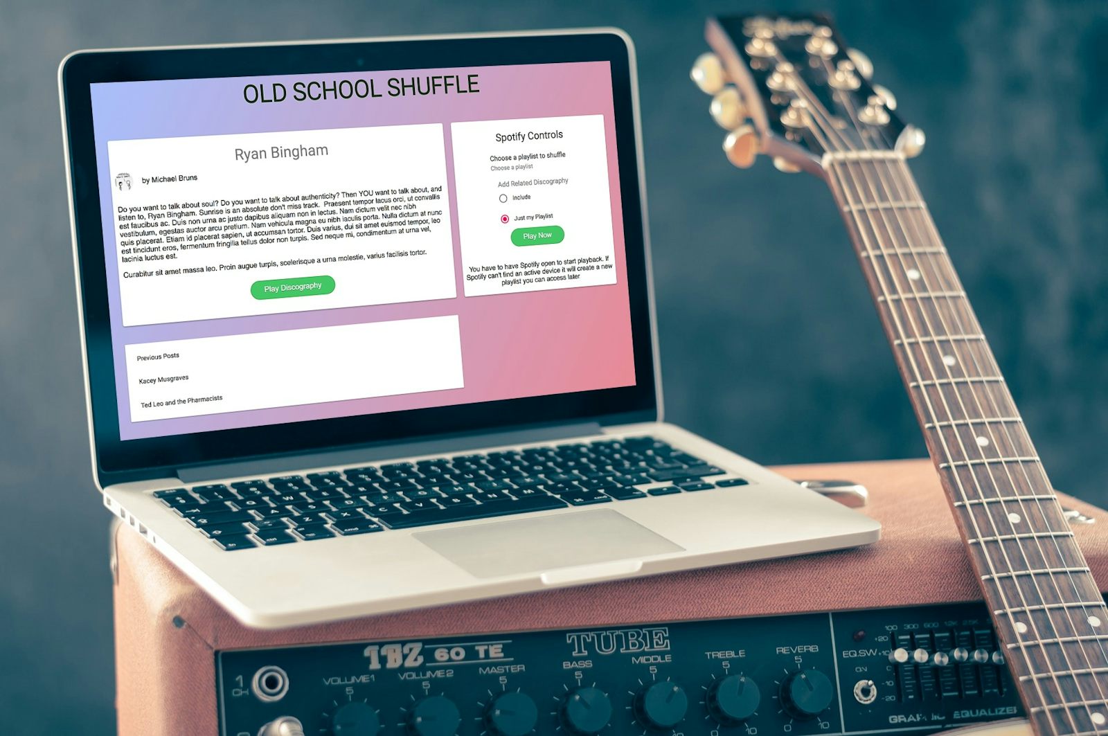 How to use the Spotify API to Build a Song Shuffle Blog - cover image