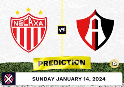 Necaxa vs. Atlas Prediction, Odds, Liga MX Picks  [1/14/2024]