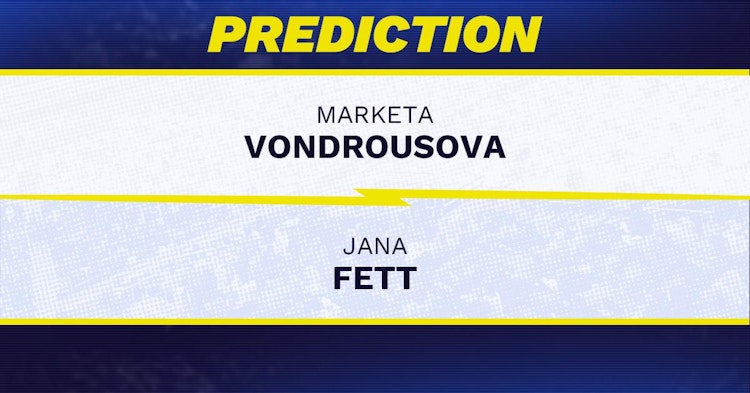 Marketa Vondrousova vs Jana Fett Tennis Prediction.