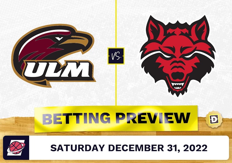 Louisiana-Monroe vs. Arkansas State CBB Prediction and Odds - Dec 31, 2022