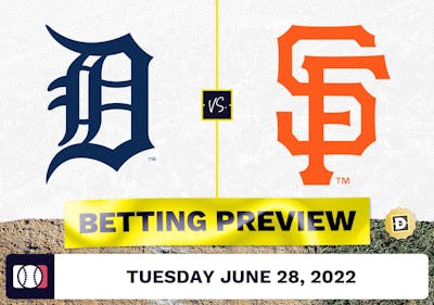 Tigers vs. Giants Prediction and Odds - Jun 28, 2022
