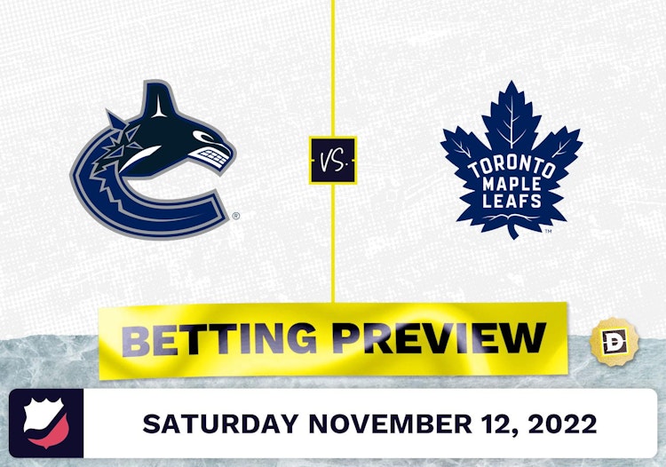 Canucks vs. Maple Leafs Prediction and Odds - Nov 12, 2022