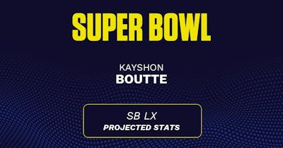 Kayshon Boutte Super Bowl LX projections: Receiving yards prediction, touchdown probability vs. Seahawks