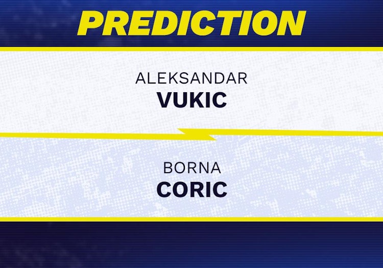 Aleksandar Vukic vs Borna Coric Tennis Prediction.