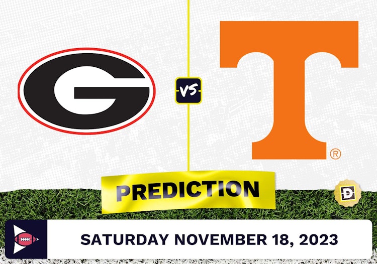 Georgia vs. Tennessee CFB Prediction and Odds - November 18, 2023