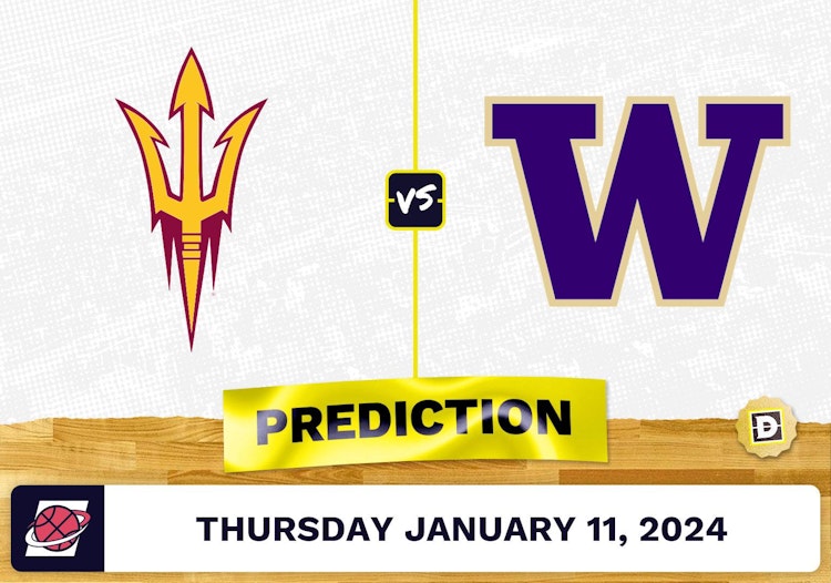 Arizona State vs. Washington Prediction, Odds, College Basketball Picks  [1/11/2024]