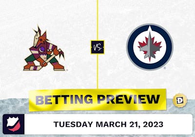 Coyotes vs. Jets Prediction and Odds - Mar 21, 2023