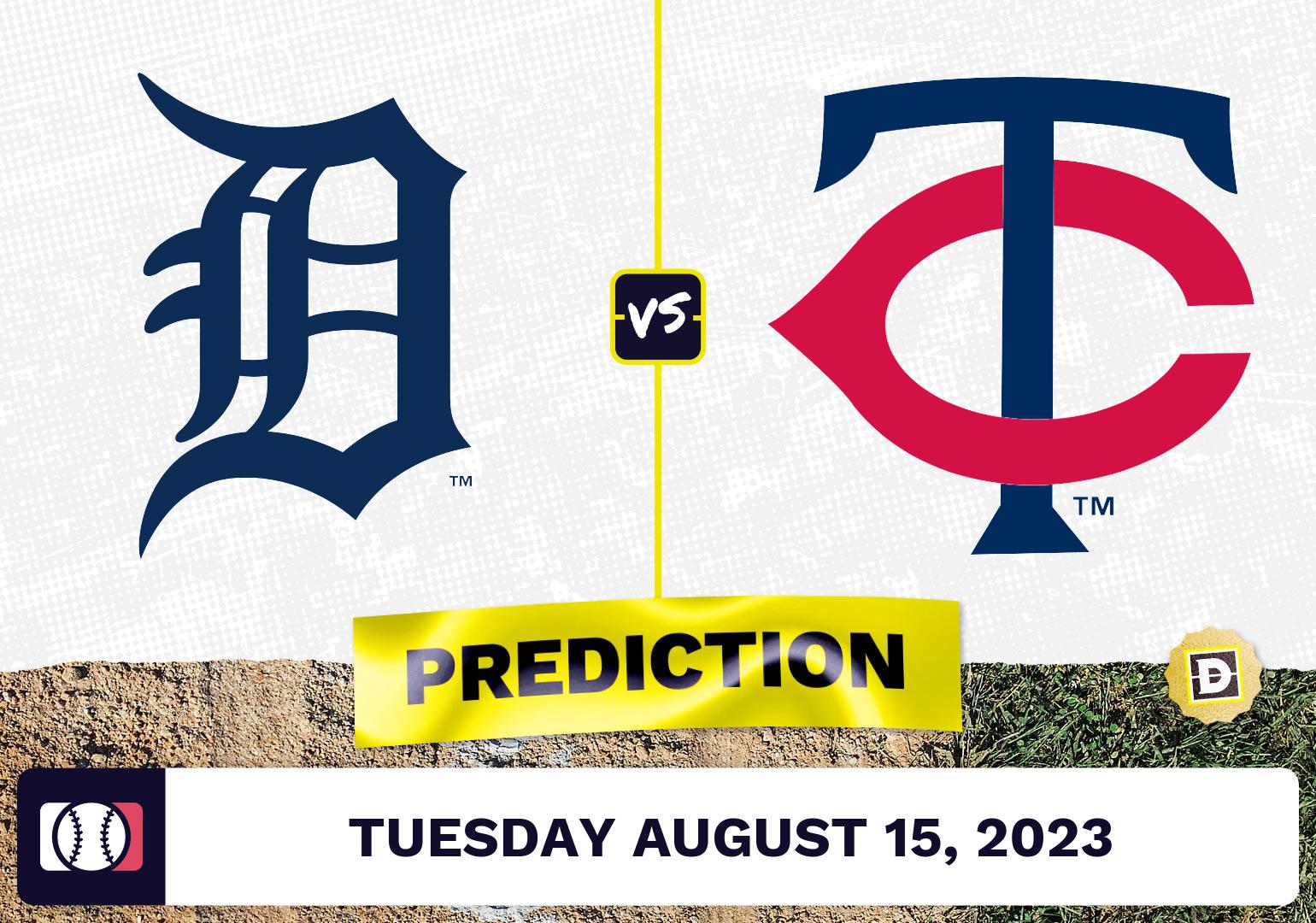 Tigers vs. Twins Prediction for MLB Tuesday [8/15/2023]