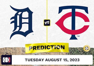 Tigers vs. Twins Prediction for MLB Tuesday [8/15/2023]