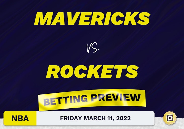 Mavericks vs. Rockets Predictions and Odds - Mar 11, 2022