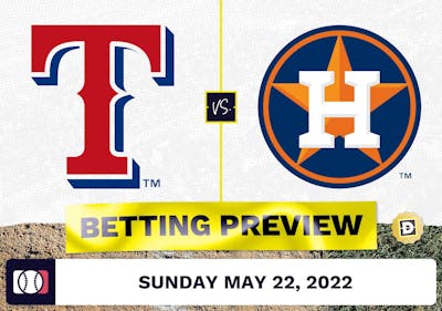 Rangers vs. Astros Prediction and Odds - May 22, 2022