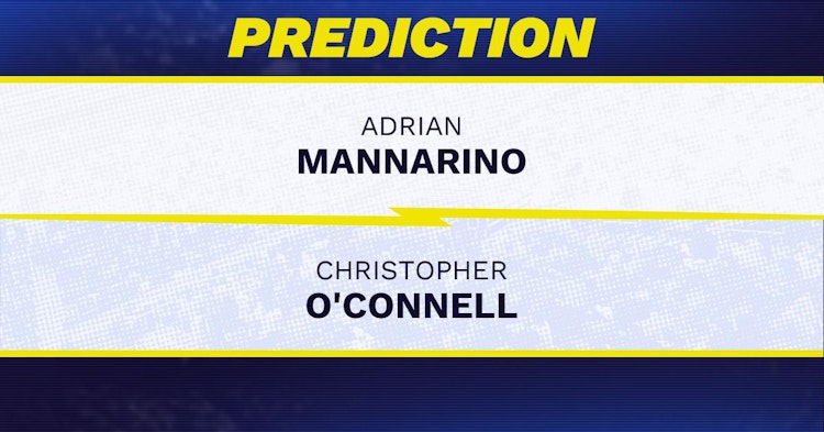 Adrian Mannarino vs Christopher O'Connell Tennis Prediction.