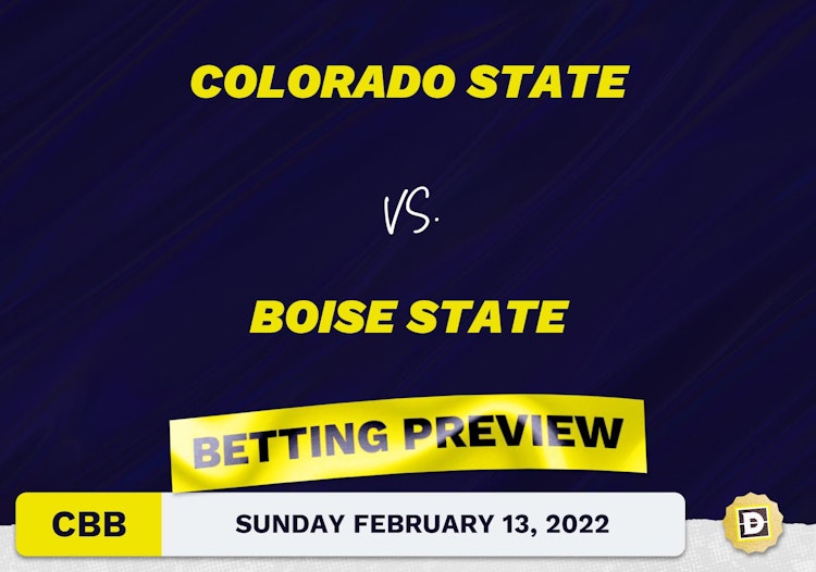 Colorado State vs. Boise State CBB Predictions and Odds - Feb 13, 2022