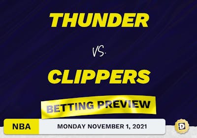 Thunder vs. Clippers Predictions and Odds - Nov 1, 2021
