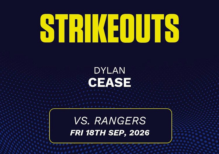 Dylan Cease projected stats for Friday, September 18, 2026.