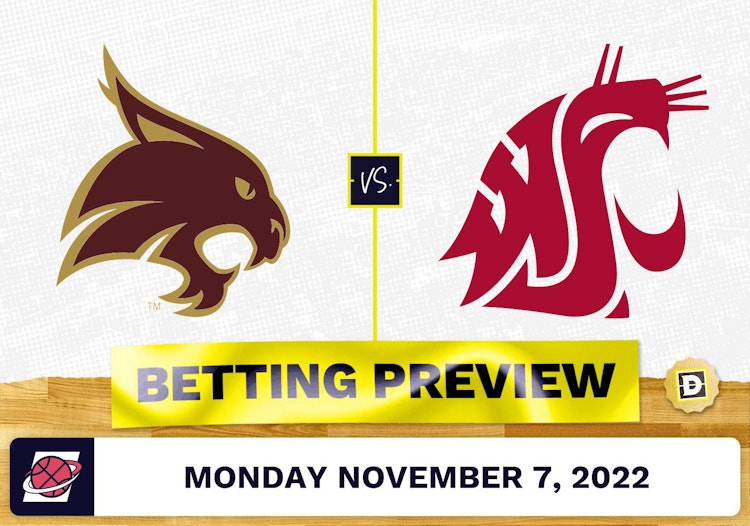 Texas State vs. Washington State CBB Prediction and Odds - Nov 7, 2022