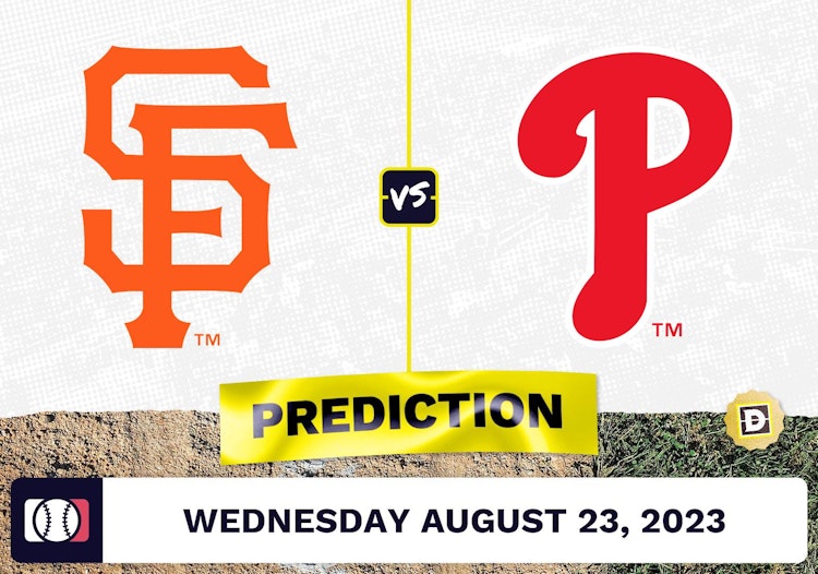 Giants vs. Phillies Prediction for MLB Wednesday [8/23/2023]