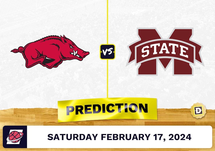 Arkansas vs. Mississippi State Prediction, Odds, College Basketball Picks [2/17/2024]