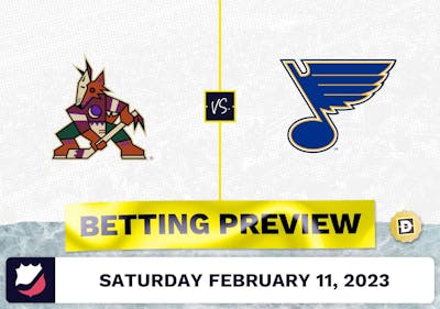 Coyotes vs. Blues Prediction and Odds - Feb 11, 2023