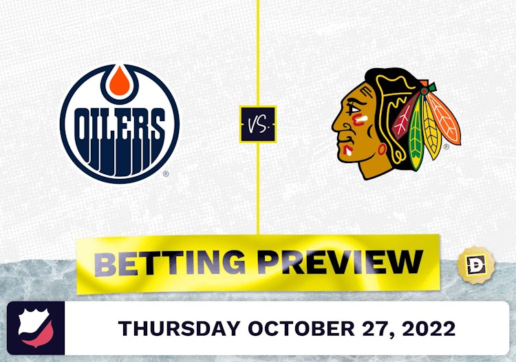 Oilers vs. Blackhawks Prediction and Odds - Oct 27, 2022