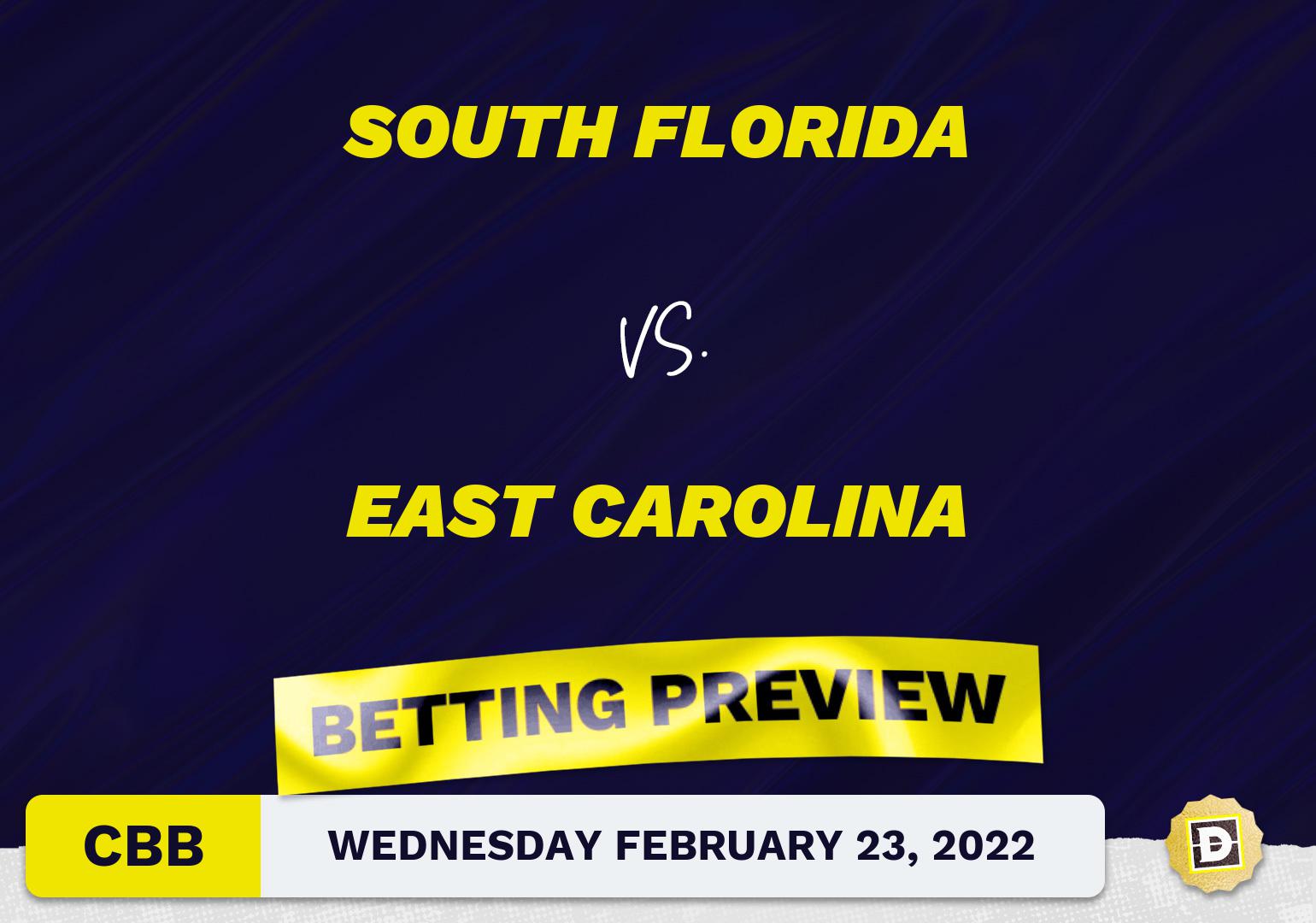South Florida vs. East Carolina CBB Predictions and Odds - Feb 23, 2022