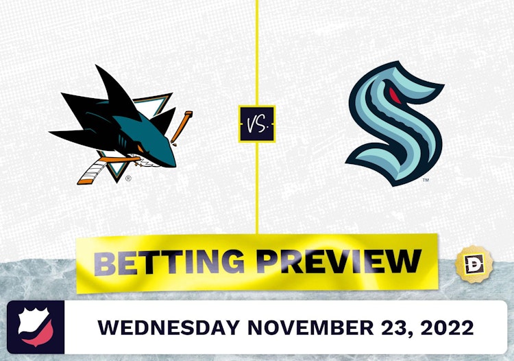 Sharks vs. Kraken Prediction and Odds - Nov 23, 2022