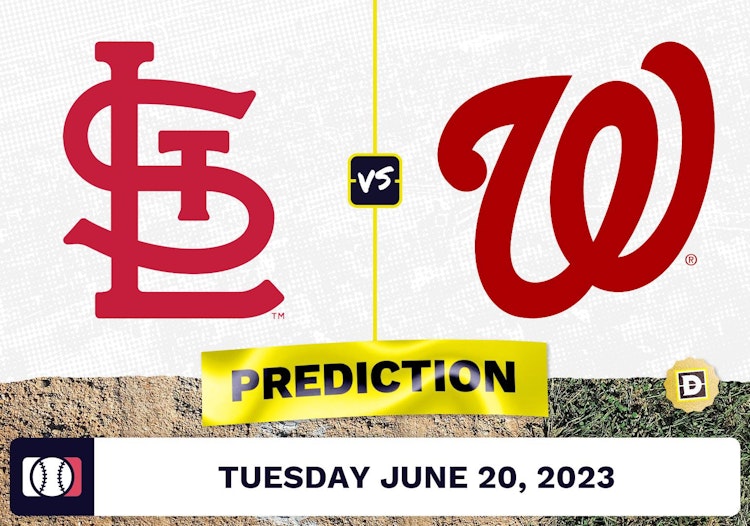 Cardinals vs. Nationals Prediction for MLB Tuesday [6/20/2023]