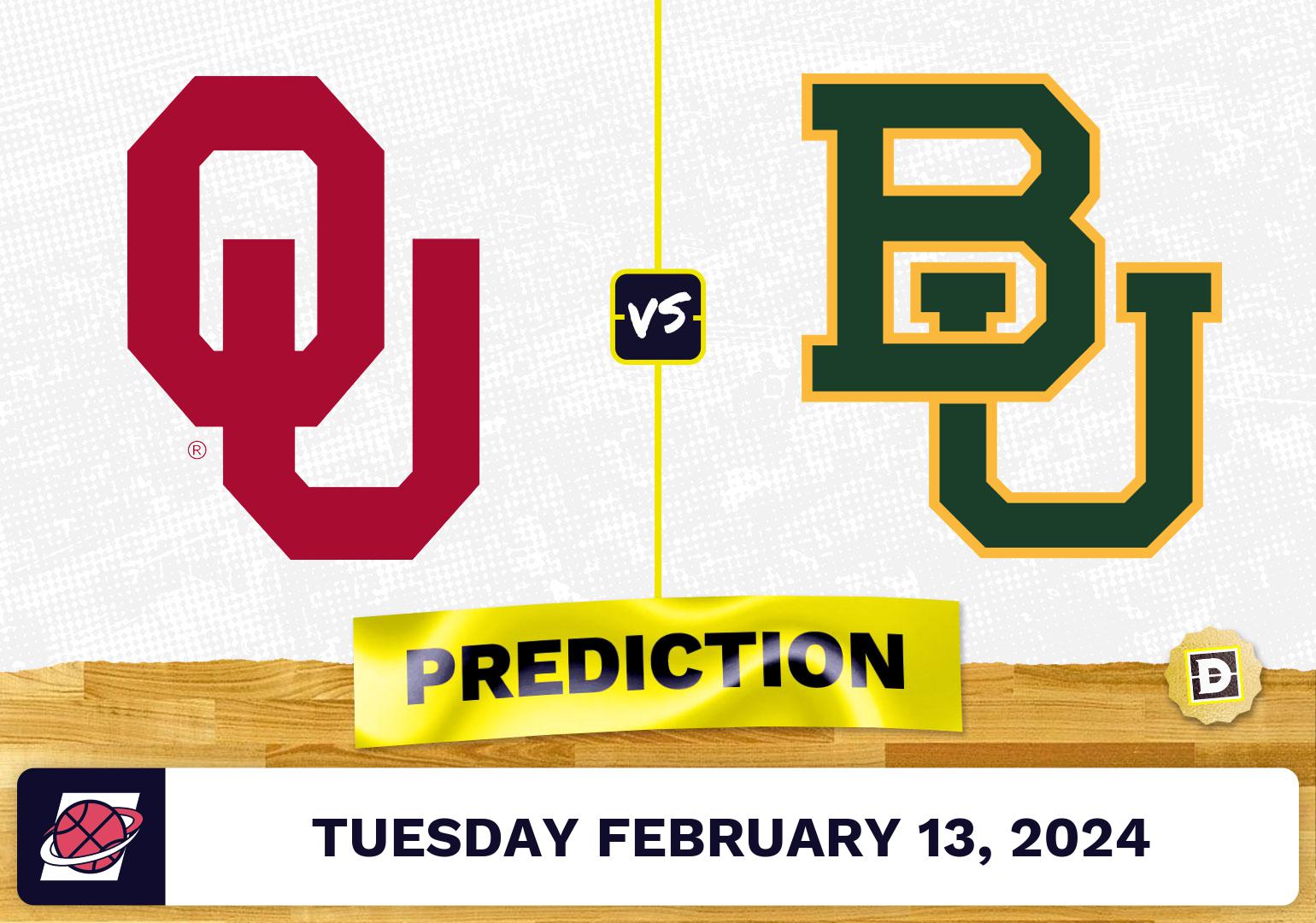 Oklahoma Vs. Baylor Prediction, Odds, College Basketball Picks [2/13/2024]