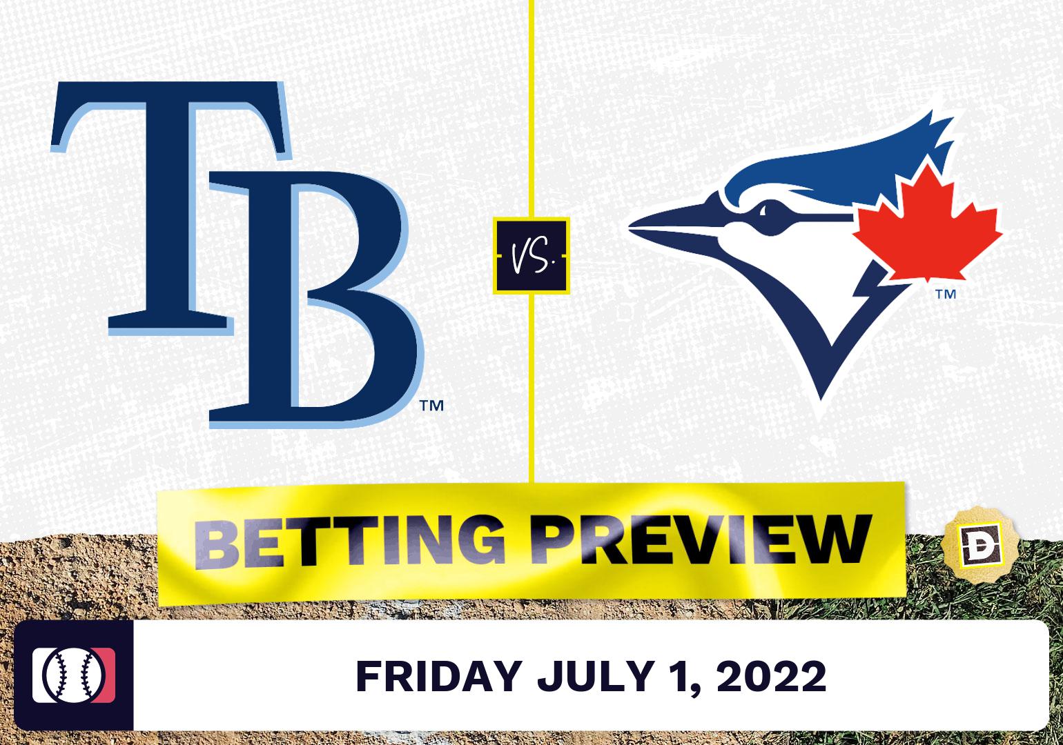 Rays vs. Blue Jays Prediction and Odds - Jul 1, 2022