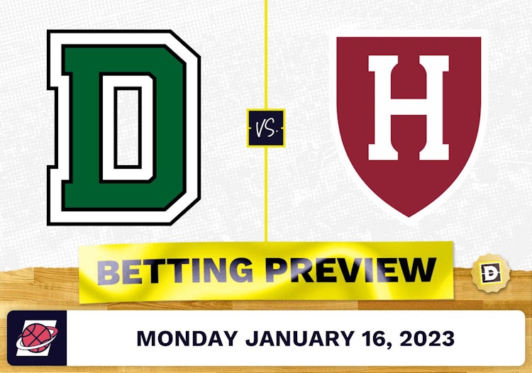 Dartmouth vs. Harvard CBB Prediction and Odds - Jan 16, 2023