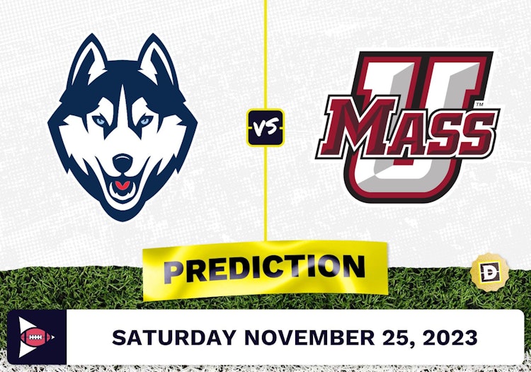 Connecticut vs. Massachusetts CFB Prediction and Odds - November 25, 2023