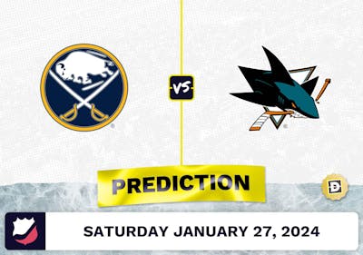 Buffalo Sabres vs. San Jose Sharks Prediction, Odds, NHL Picks [1/27/2024]